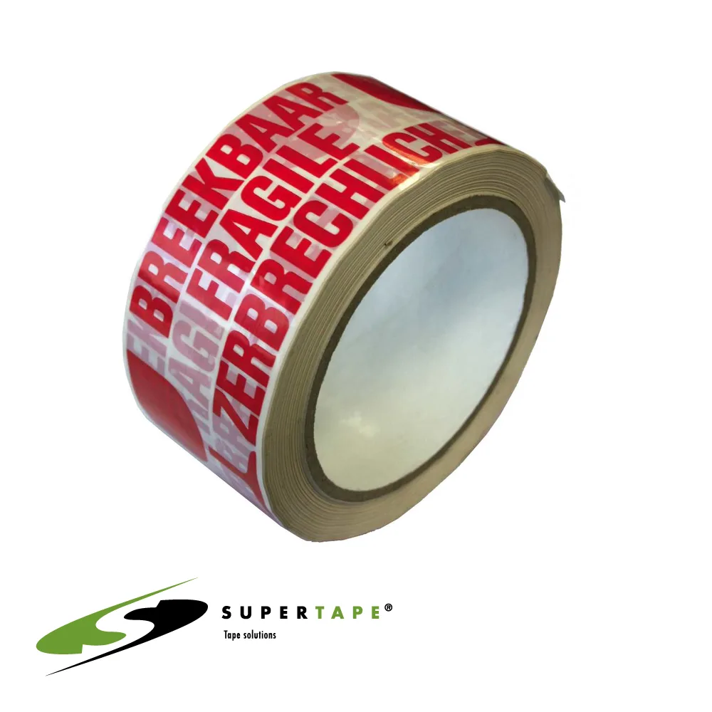 Tape PVC - "fragile" - 50 mm x 66 m - SUPERTAPE