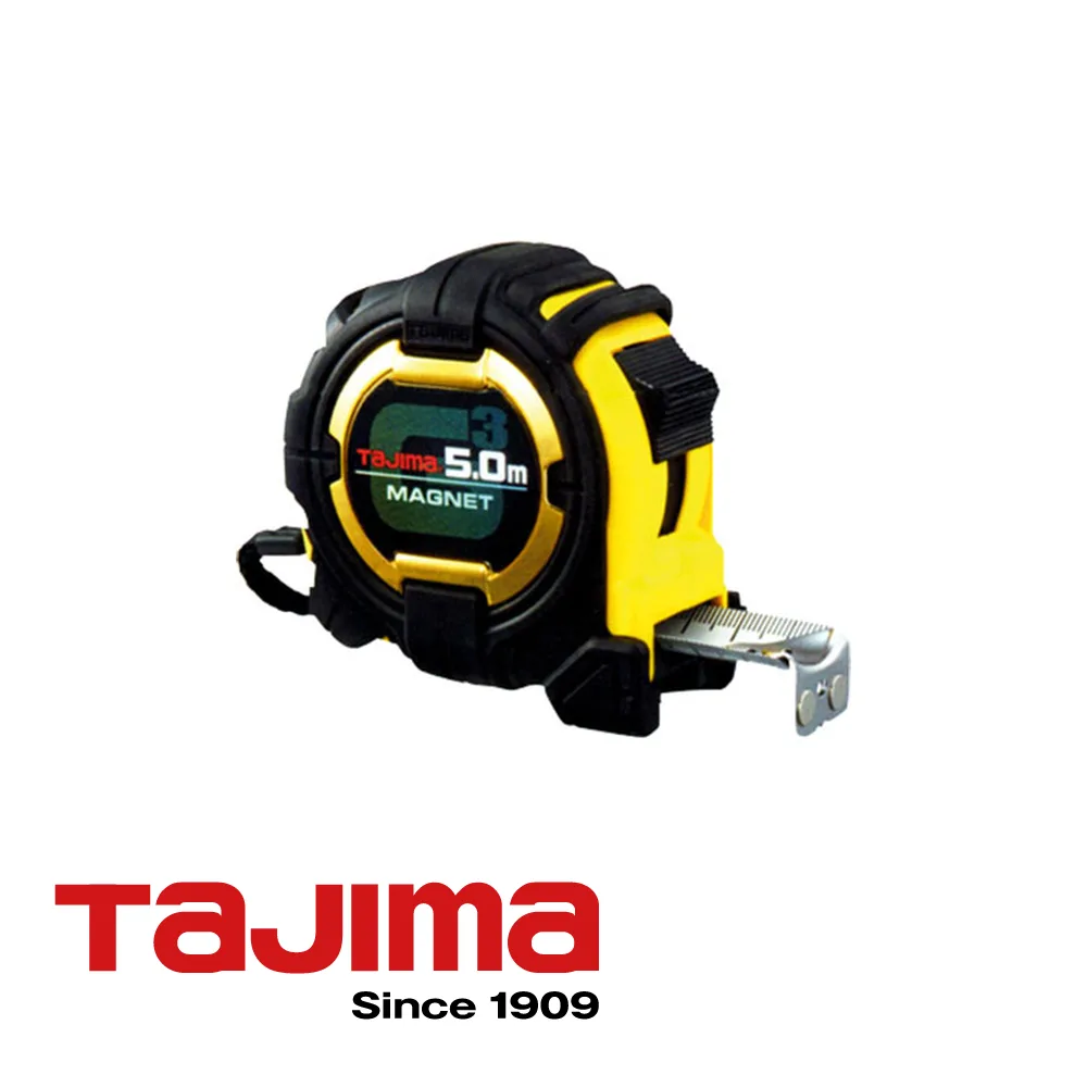 Mètre ruban - G-LOCK, magnétique, G3GLM27-50EB-EUR - 5 m x 27 mm - TAJIMA