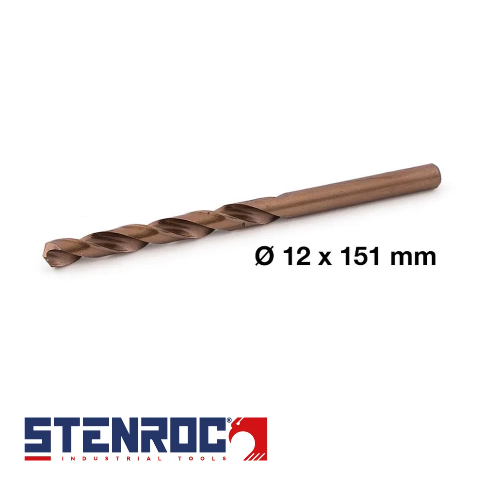 Foret à métaux - HSS-Cobalt DIN 338 - 12,0 mm - STENROC