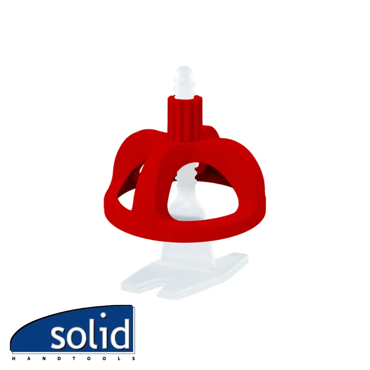 SOLID Level-Fix SCREW - set, 100 cylindres, 100 espaceurs, 3-20 mm - épaisseur du joint 1,5 mm