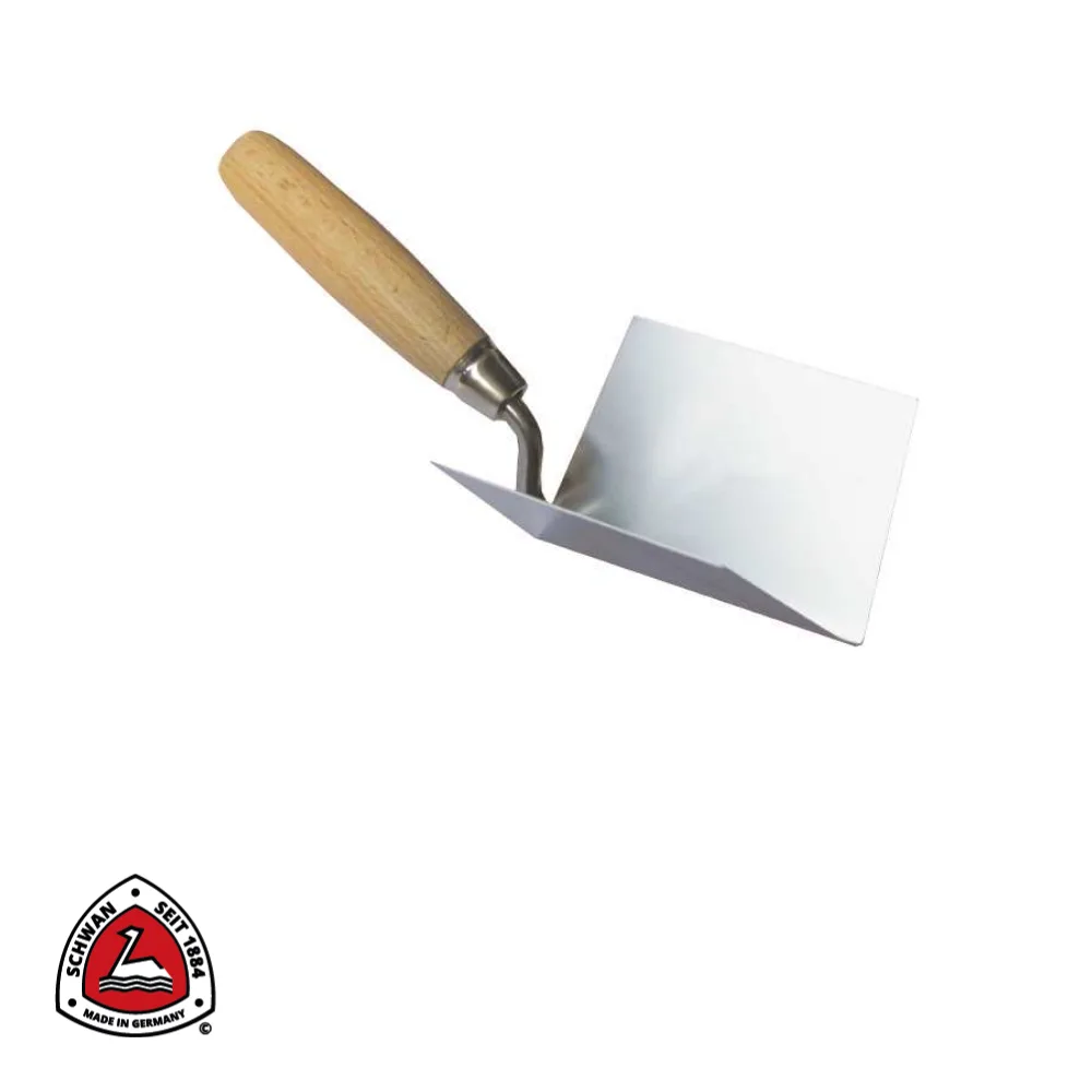Truelle d'angle intérieur - inox - 125 x 100 x 100 mm - SCHWAN
