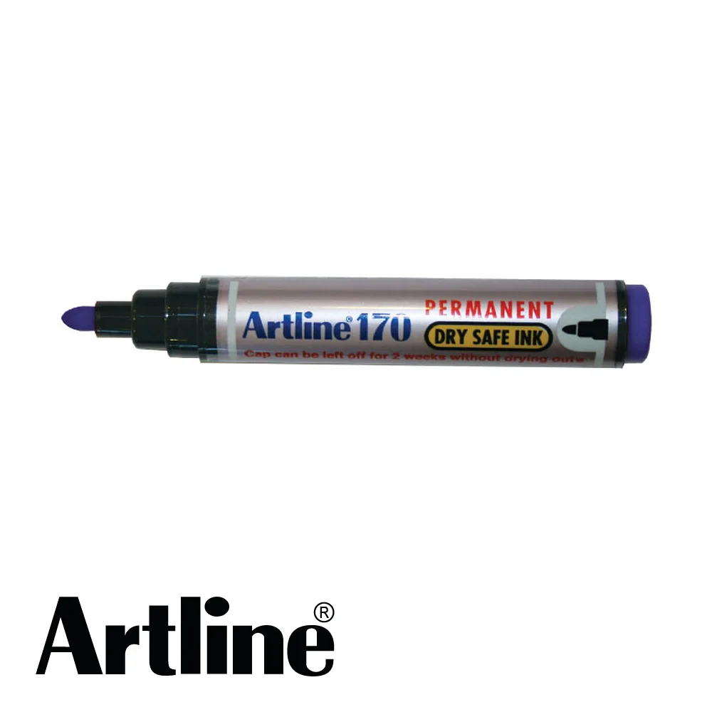 Marqueur - DRY SAFE 170, bleu, pointe ronde - 2 mm - ARTLINE (0647301)