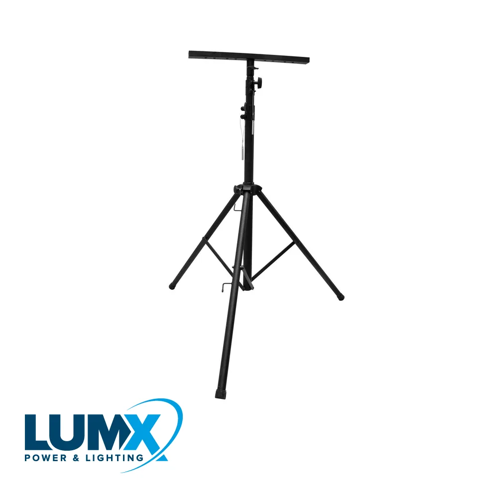 Trépied - heavy duty, pour lampe de chantier - 1,40 -> 3,00 m - LUMX