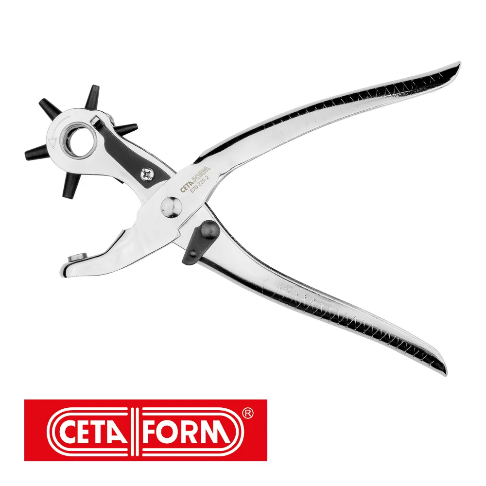 Pince à poinçonner - 6 poinçons interchangeables - Ø 1,5-4,1 mm - CETAFORM