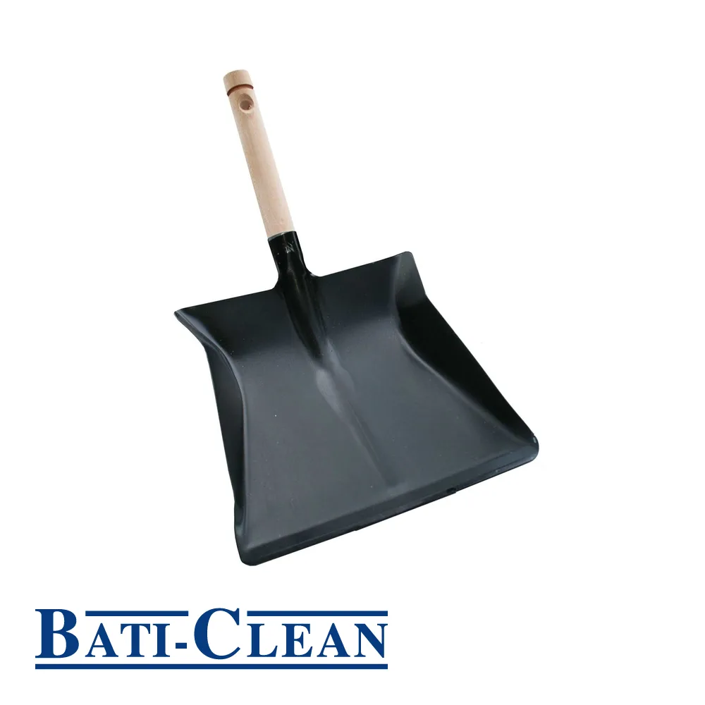 Pelle à poussière - métal, manche bois - BATI-CLEAN