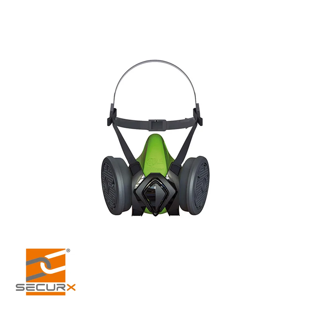 SECURX Demi-masque - SET AGRO-CHEM, connexion à bayonnette, incl. 2x ABEK1P3 R, BLS 4400