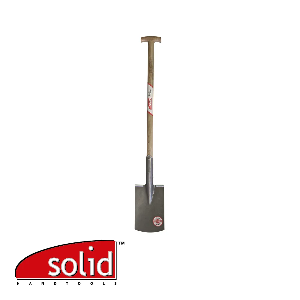 Bêche de jardin - modèle Brabant - manche-T frêne - 920 mm - SOLID