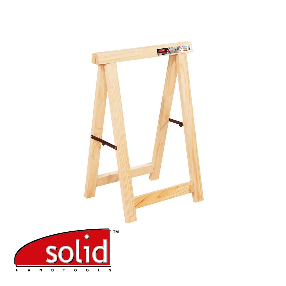 Tréteau - PRO 50 - bois, hauteur 75 cm, largeur 53 cm - SOLID (EX AS CAB015.99)