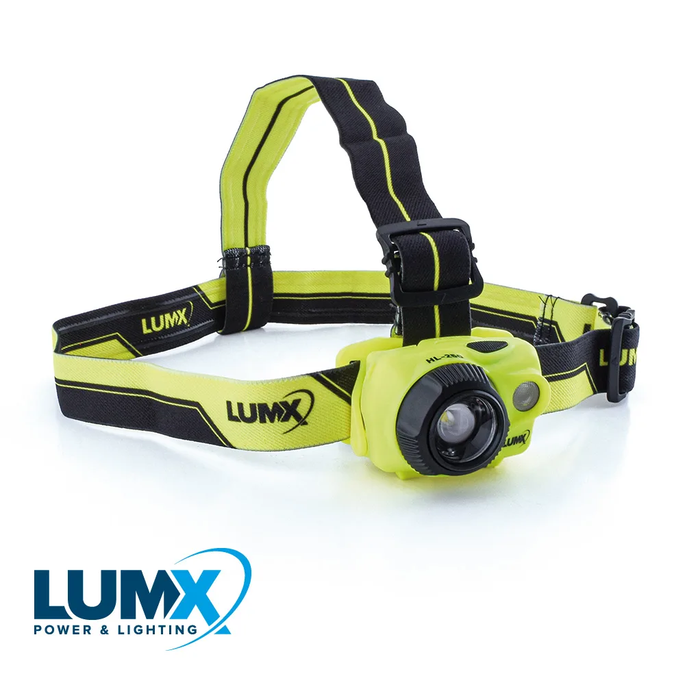 Lampe frontale LED - HL-250, rechargeable, 250 lm, IP 64 - LUMX