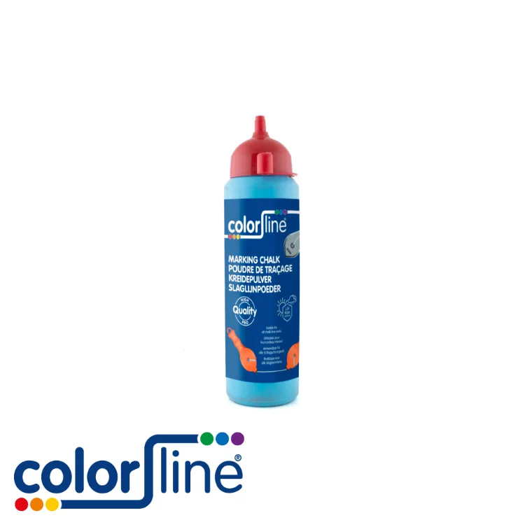 Poudre de traçage - rouge, qualité professionnelle - 200 gr - COLOR LINE