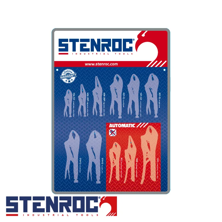 Toolboard - vide, pour pinces-étaux, standard + automatic, 11 pièces - STENROC