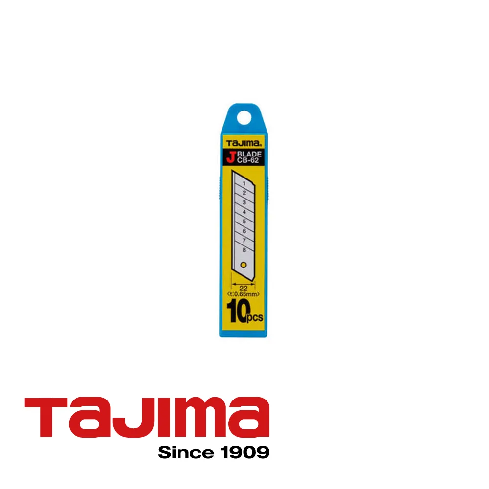 Lames de rechange - prix par 10 pc. - 22 x 0,65 mm - TAJIMA