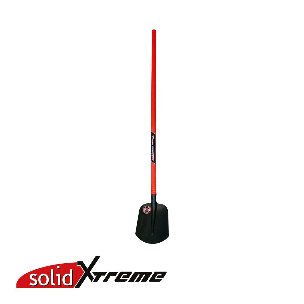 SOLID XTREME Pelle à sable - nr. 00, trempée extra, 220 mm, manche fibre, Ø 39 mm - 1350 mm