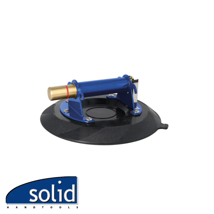 SOLID Ventouse - ALU PRO - alu, système à pompe 1 tête, Ø 254 mm - max. 140 kg