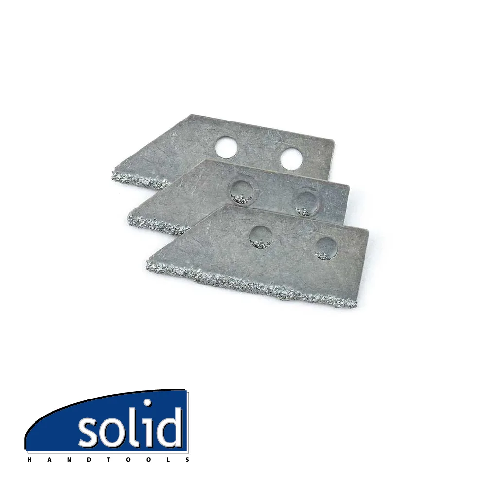 Lame de rechange - pour grattoir à déjointer, prix par 3 pc. - SOLID