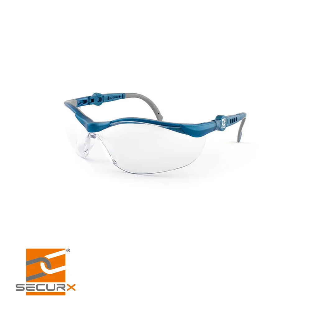 Lunettes de sécurité - POLARIS CLEAR, PC+, AS, AF, UV, boîte - SECURX