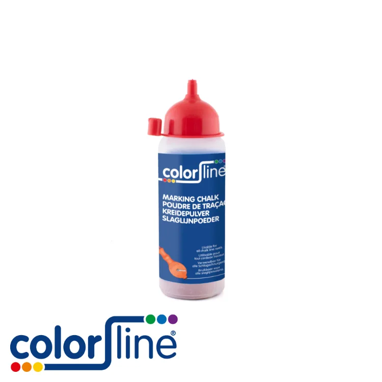 Poudre de traçage - rouge, qualité standard - 120 gr - COLOR LINE