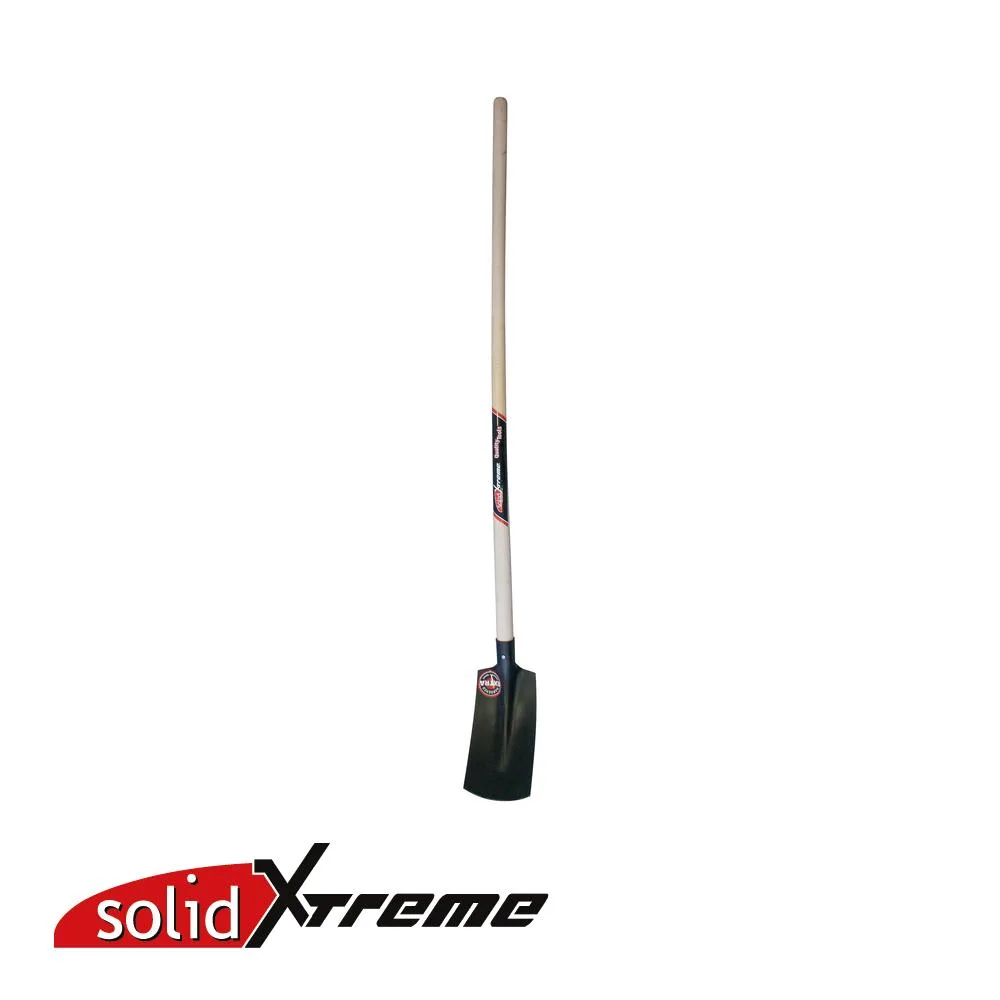SOLID XTREME Pelle pose câble - trempée extra, 150 mm, manche frêne, Ø 40 mm - 1300 mm