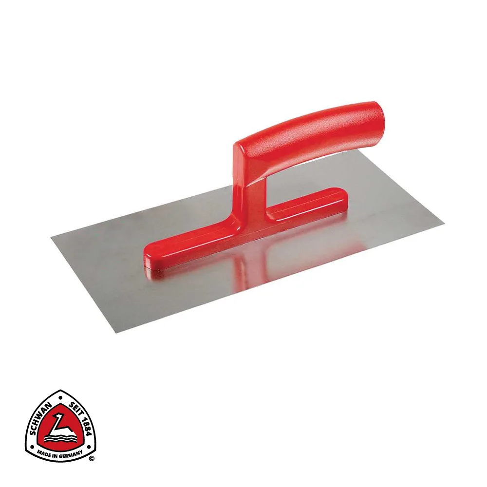 Plâtresse - inox, extra légère, manche PVC - 280 x 130 x 0,6 mm - SCHWAN