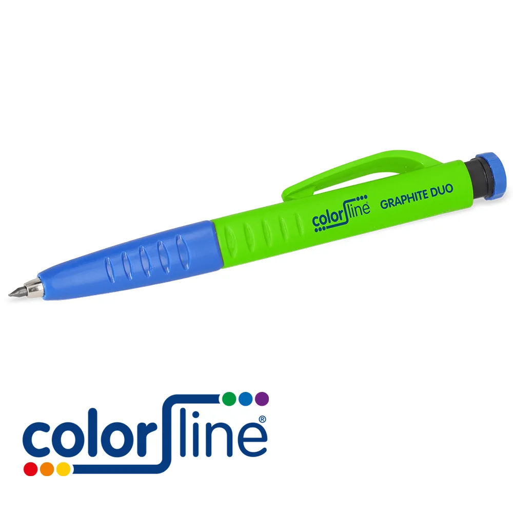 COLOR LINE Porte-mine - GRAPHITE DUO, incl. stylo, taille mine, 10 mines graphite, sur carte