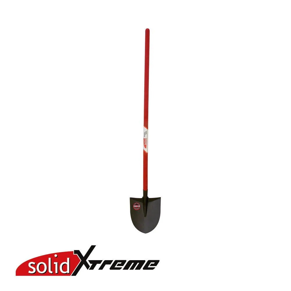 SOLID XTREME Pelle à sable - modèle Luxemburg, avec rebord, extra trempée, 270 mm, manche fibre