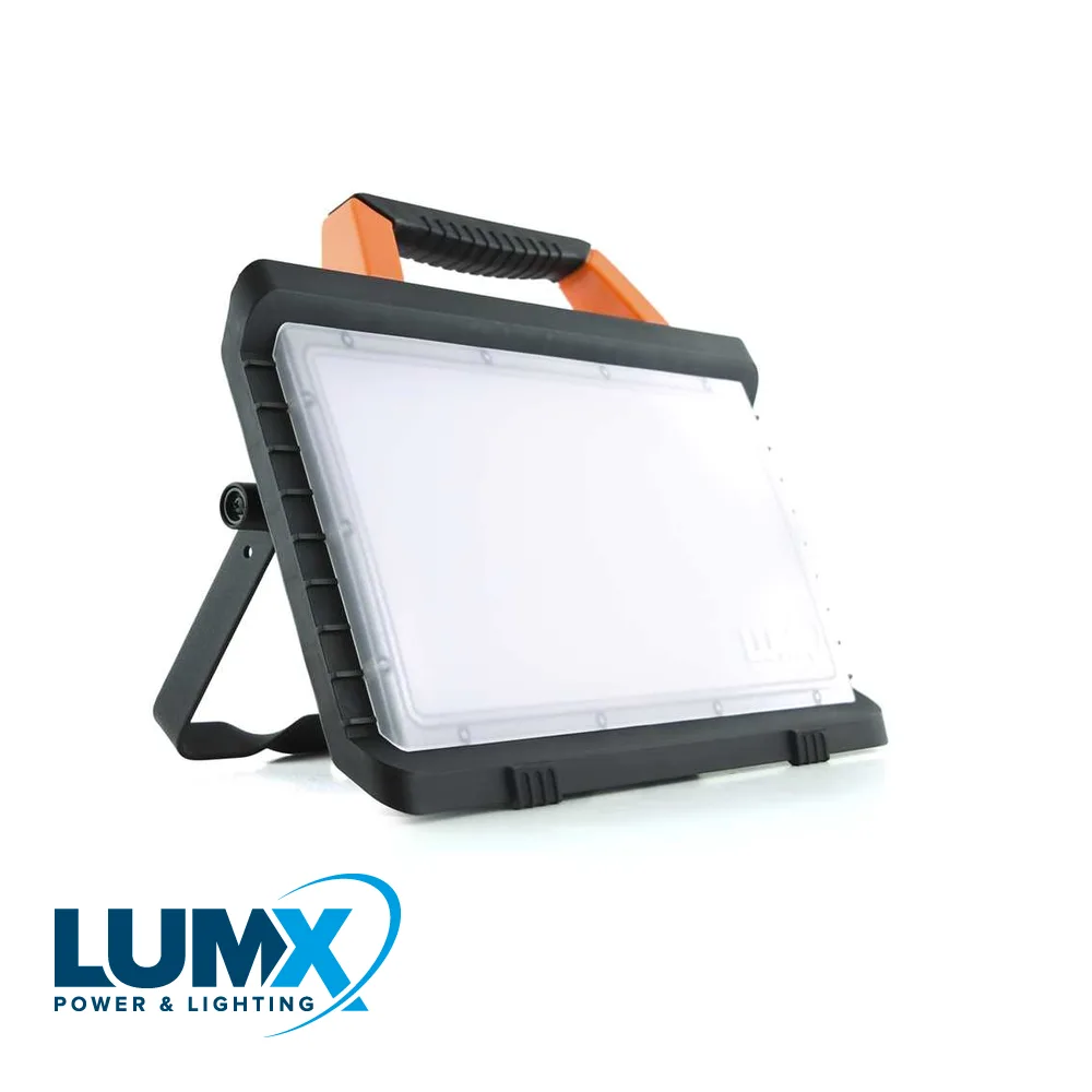 Lampe de chantier LED - GALAXY RECHARGEABLE, rechargeable, 30 W, IP 54 - LUMX
