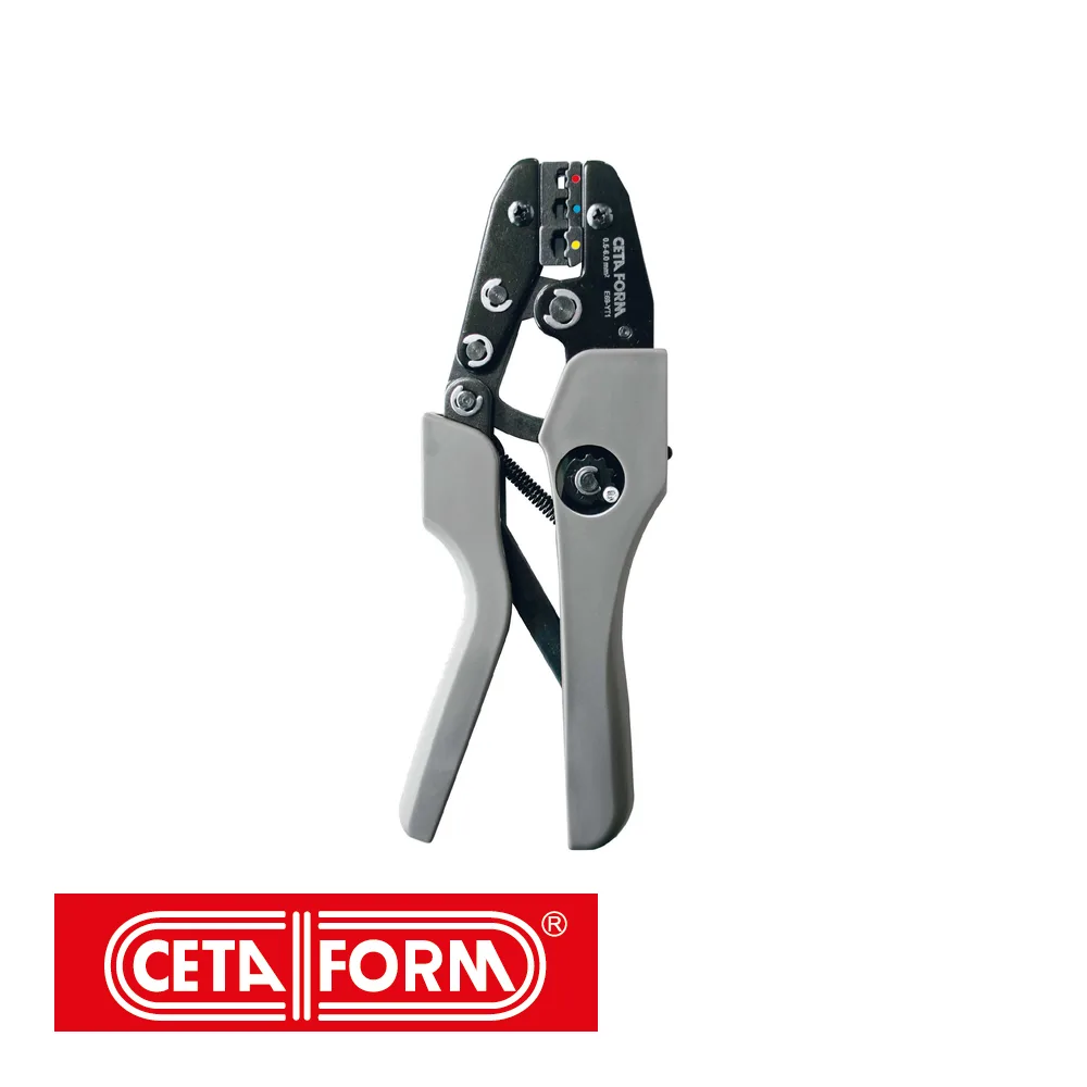 Pince à sertir - pour cosses isolées - Ø 0,5 - 6,0 mm² - CETAFORM