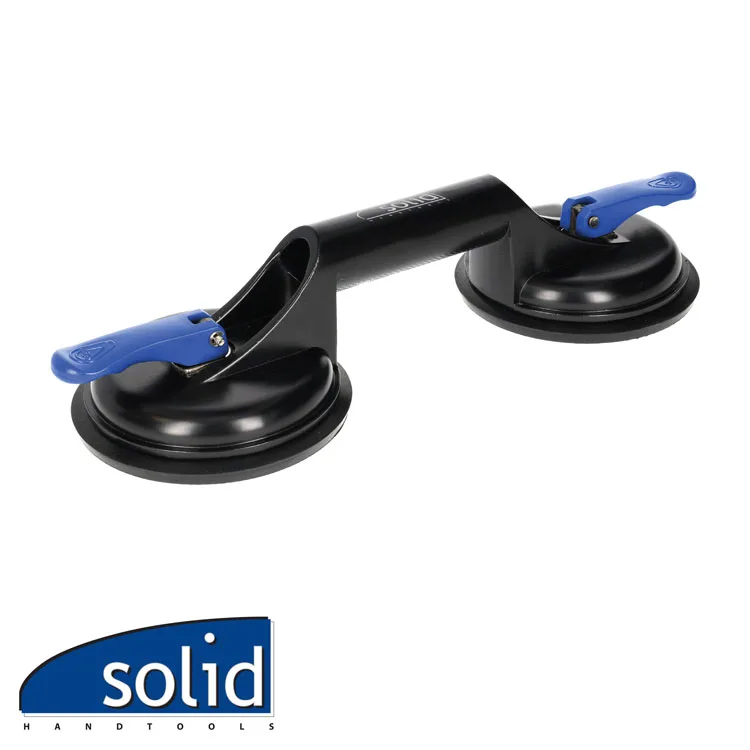 SOLID Ventouse - MULTI-100, alu, 2 têtes, Ø 123 mm - max. 100 kg (EX SO 551802)
