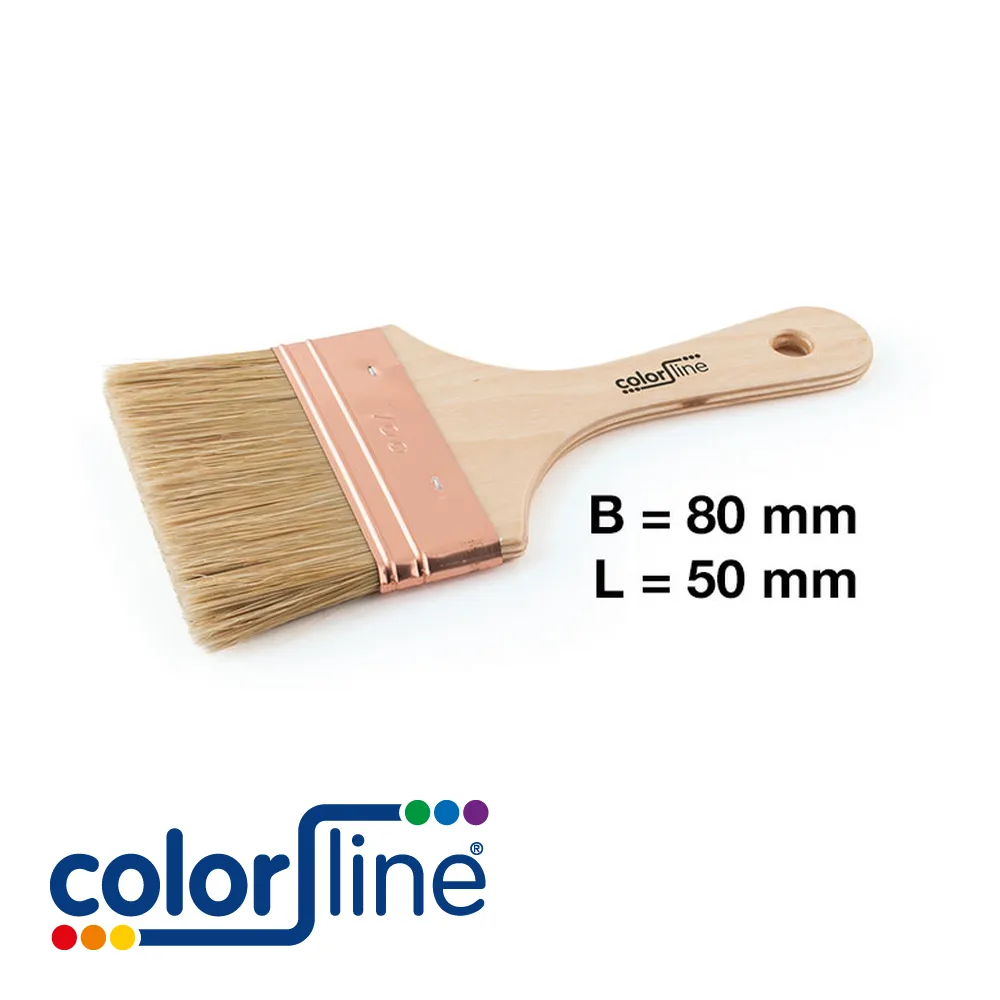 COLOR LINE Brosse de peintre - PRO, plate, spalter, fibres mixtes - 80 mm - ALL