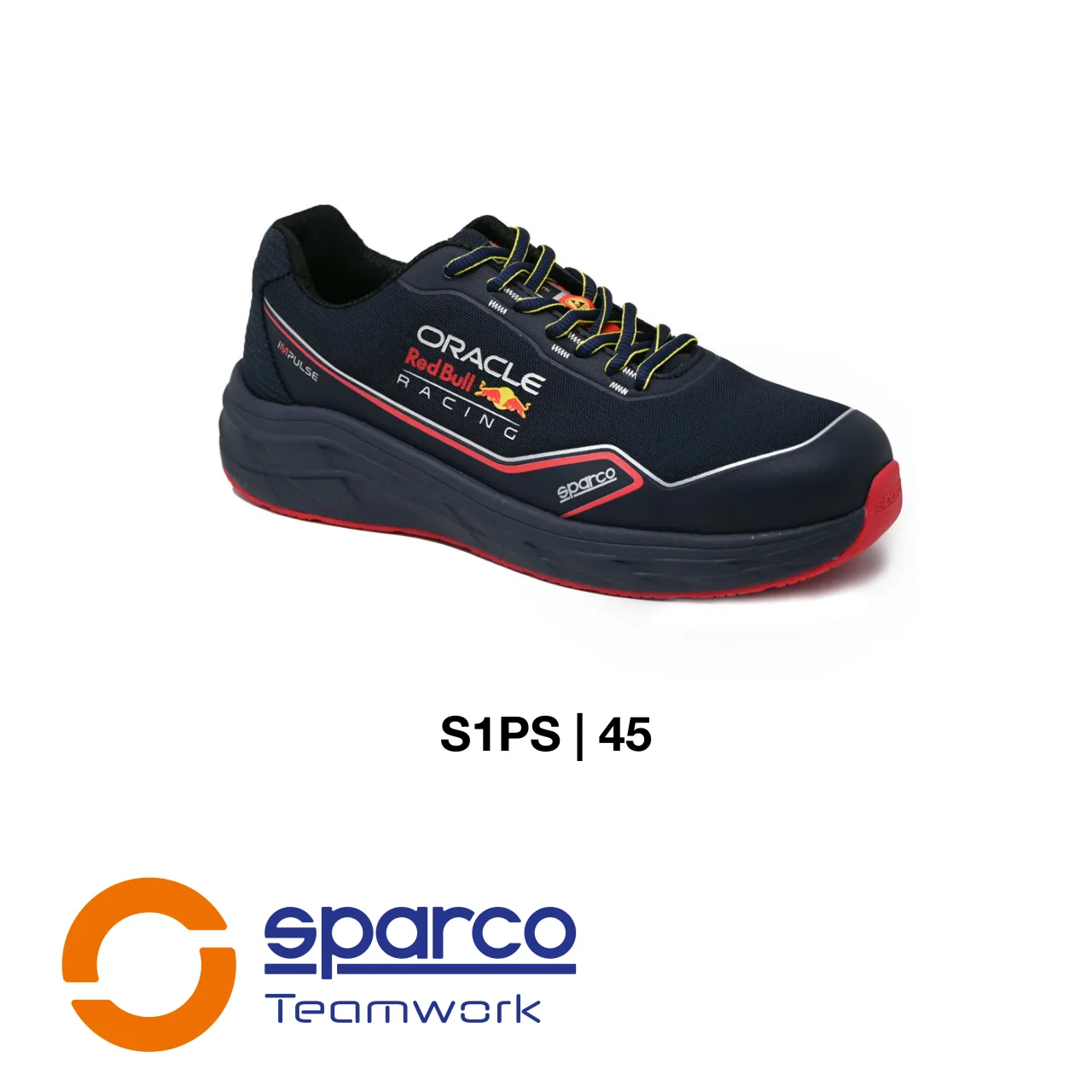 SPARCO Chaussures de sécurité - MILTON RED BULL low, S1PS, ESD, SR, FO, HRO - taille 45