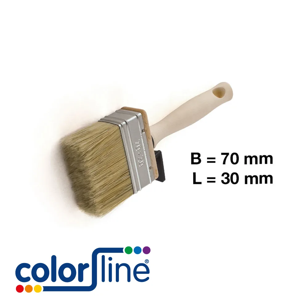 COLOR LINE Brosse latex - STD, rectangulaire, fibres mixtes - 70 mm - ALL (EX BF 60307)
