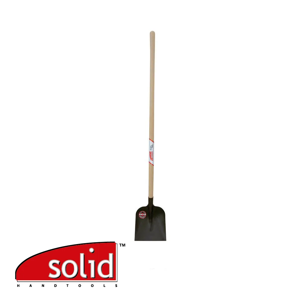 Pelle à béton - extra trempée, 250 mm, manche frêne, Ø 40 mm - 1300 mm - SOLID