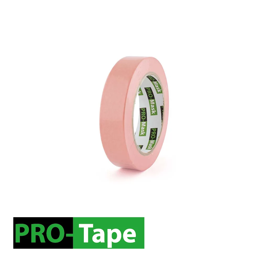 Tape de masquage - PRO-MASK ULTRA DELICATE, rose - 25 mm x 50 m - PRO-TAPE