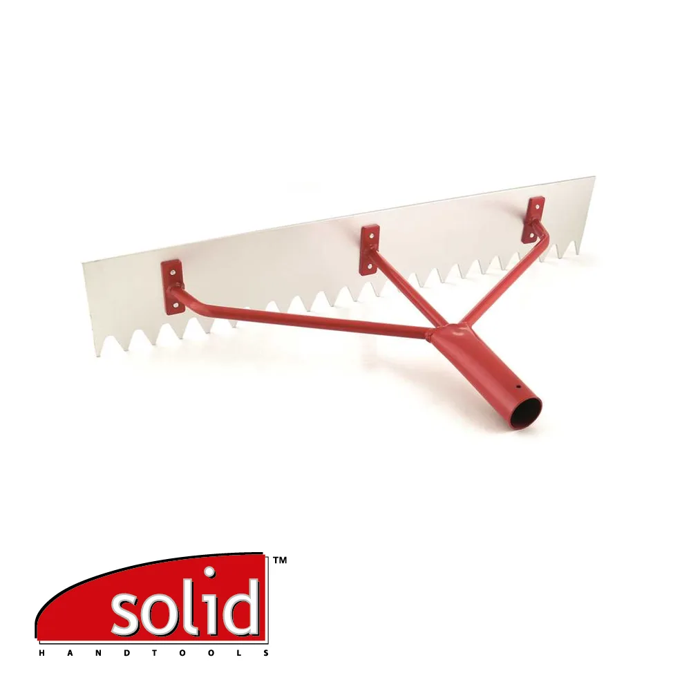 Egalisateur - pour béton, bitume, alu, 22 dents, sans manche - 600 mm - SOLID