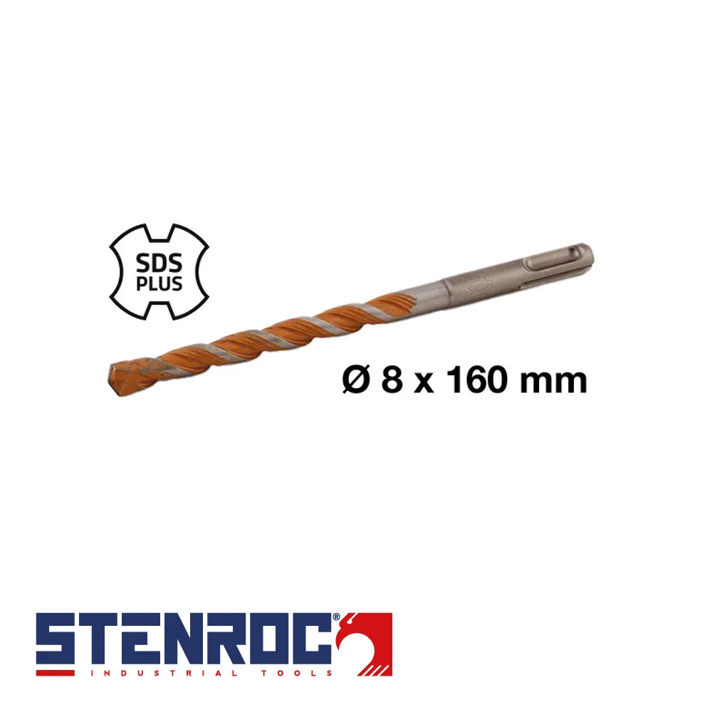 STENROC Foret à pierre et béton - MULTITEC Gold universal SDS-Plus - 8 x 150 mm