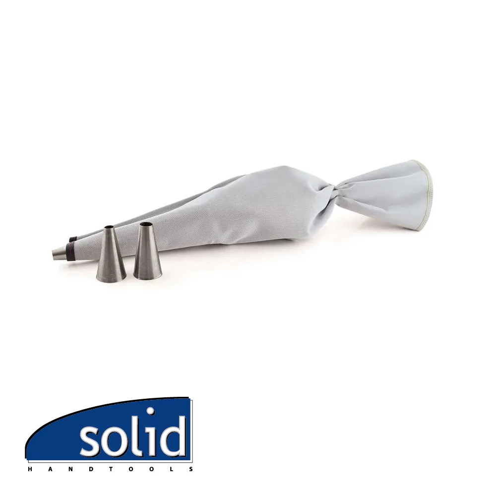 Poche à douilles - pour colle à mortier, 3 têtes - SOLID
