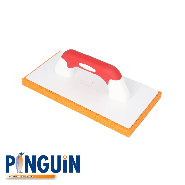 PINGUIN Platoir plastique - caoutchouc spongieux orange, soft-grip, texture fine - 280x140x18 mm