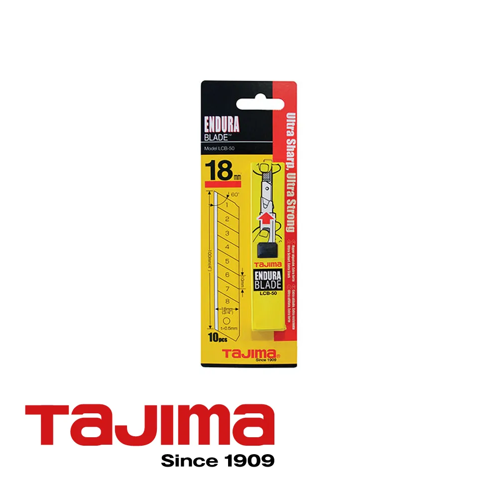 Lames de rechange - prix par 10 pc. - 18 x 0,50 mm - TAJIMA