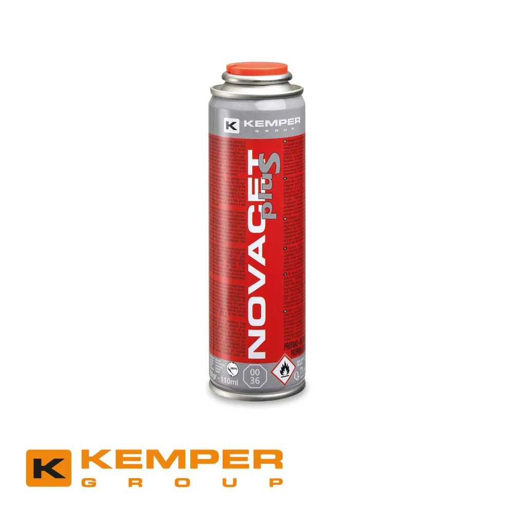 KEMPER Cartouche de gaz - NOVACET-PLUS MINI, butane, propane, 25% propylène - 2100 °C, EU - 110 ml