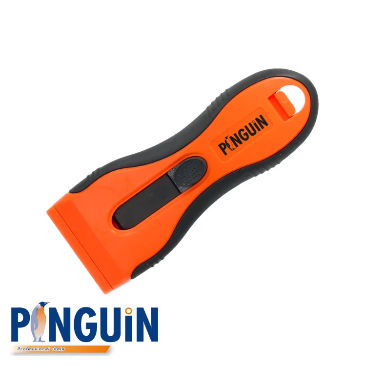 PINGUIN Grattoir verre - auto-charge, soft-grip, incl. 6 lames - 145 x 55 mm (EX DS 38520)