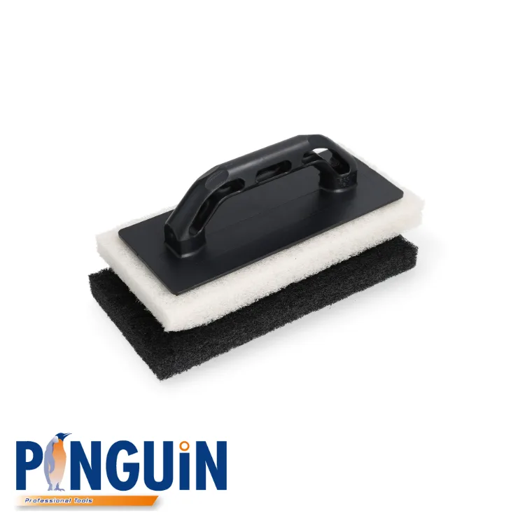 PINGUIN Frottoir - incl. éponge abrasif EPOXY, 1 fine blanche + 1 noire épaisse - 250 x 120 mm