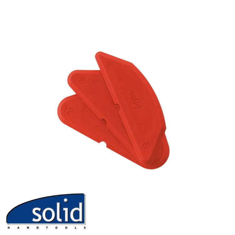 Set de spatules pour joints - RADIUS, 3 pièces, 6 coins - SOLID