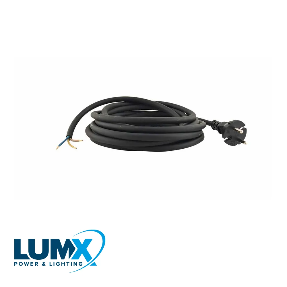 Cordon de raccordement machine - H07RN-F néoprène, 3G 1,5 mm²- 5 m - LUMX