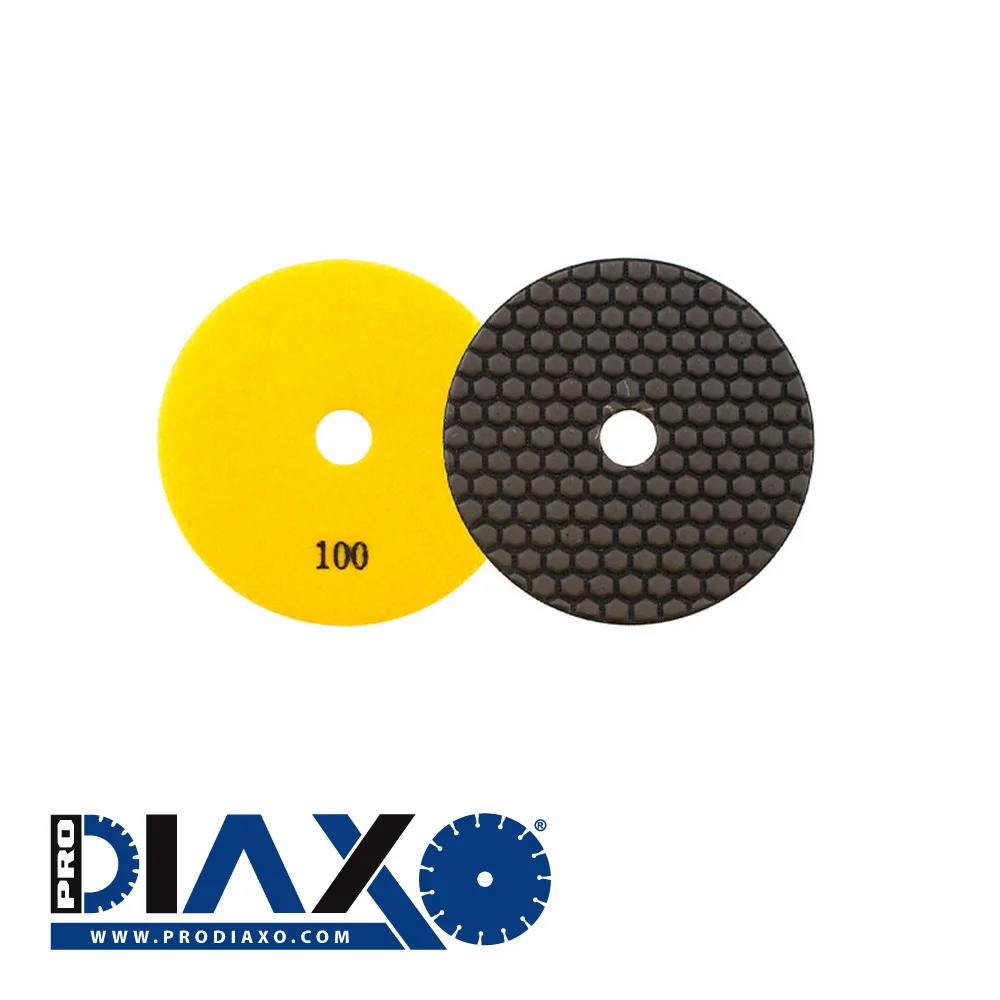 Patin de polissage - DRY, K100 - Ø 125mm - PRODIAXO