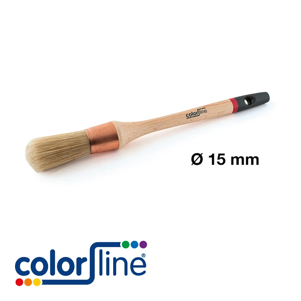 COLOR LINE Brosse de peintre - PRO, ronde, modèle Français, fibres mixtes - nr.15 - OIL / ALL