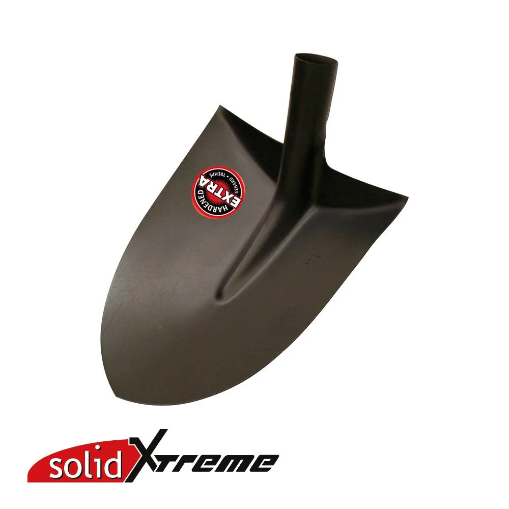 SOLID XTREME Pelle à sable - modèle Luxemburg, avec rebord, extra trempée, 270 mm, sans manche