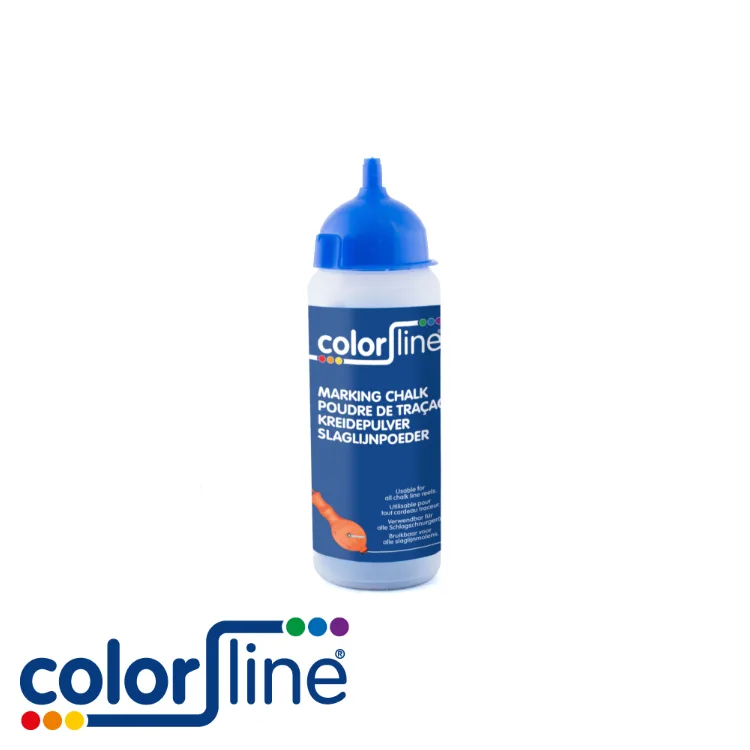 Poudre de traçage - bleu, qualité standard - 120 gr - COLOR LINE