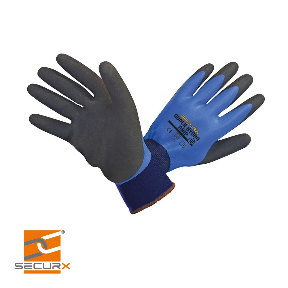 Gants de sécurité - SUPER HYDRO GRIP, 3131X, prix par paire - taille 9 - SECURX