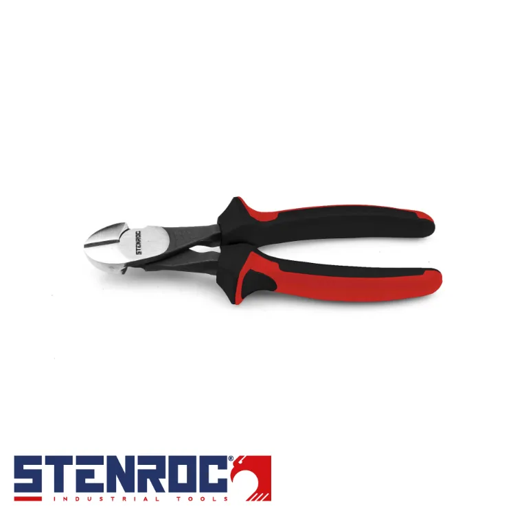 STENROC Pince coupante diagonale - DUOTECH, High Leverage, heavy duty - 180 mm (EX CF E08-41-0180)