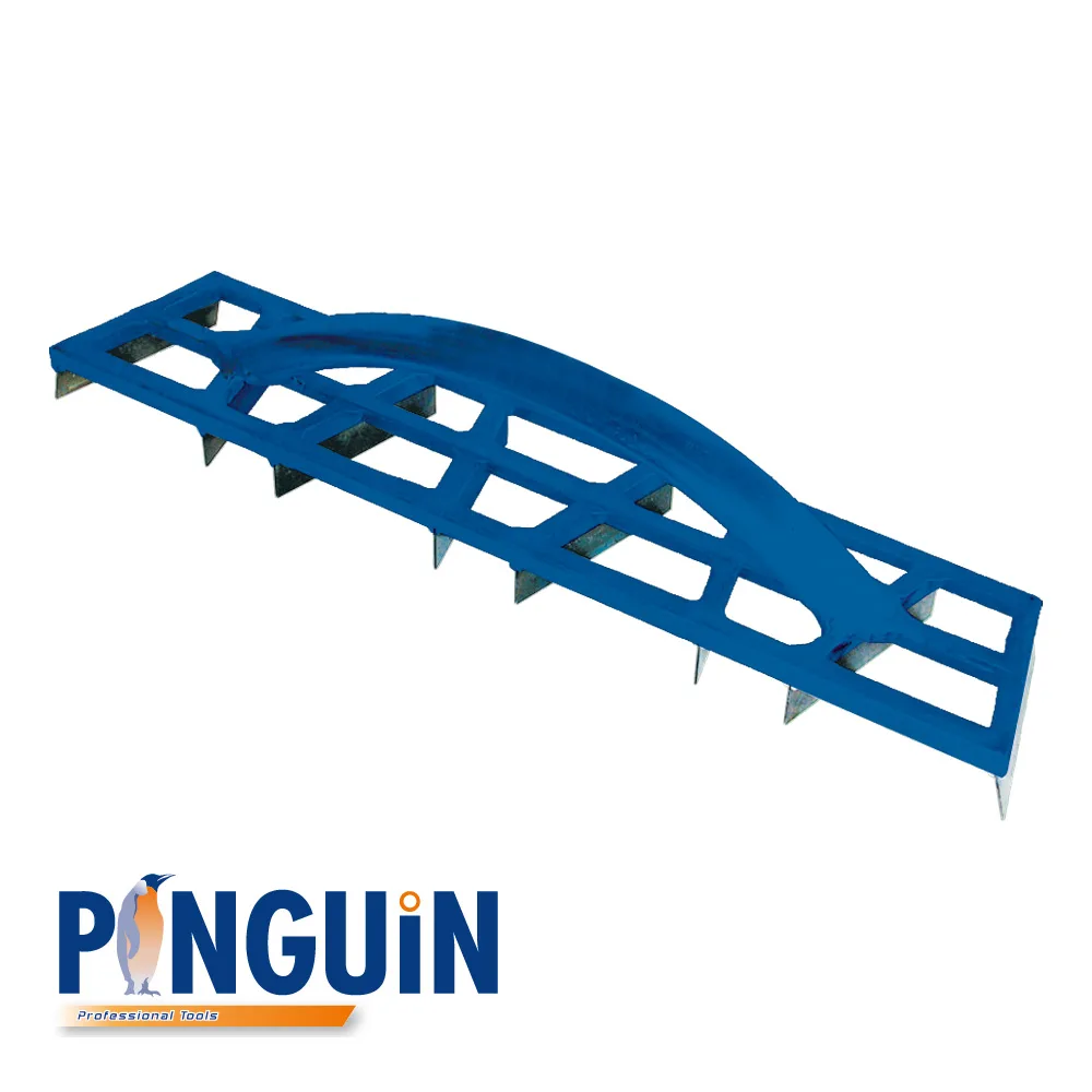 Rabot à plâtre - alu, 8 lames, bleu - 450 x 90 mm - PINGUIN